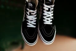 Vans Checkerboard Sk8-Hi Lite (Black/White) 18 Vans Checkerboard Sk8-Hi Lite (Black/White)